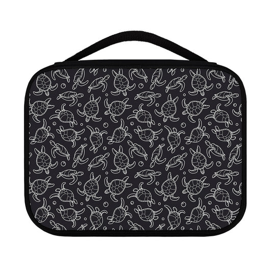 Black And White Sea Turtle Pattern Print Classic Bible Case