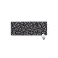 Black And White Sea Turtle Pattern Print Extended Mouse Pad