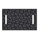 Black And White Sea Turtle Pattern Print Golf Cart Seat Cover