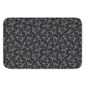 Black And White Sea Turtle Pattern Print Indoor Door Mat