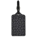 Black And White Sea Turtle Pattern Print Luggage Tag