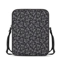 Black And White Sea Turtle Pattern Print Rectangular Crossbody Bag