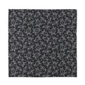 Black And White Sea Turtle Pattern Print Silk Bandana