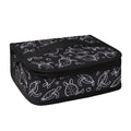 Black And White Sea Turtle Pattern Print Small Lunch Bag