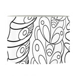 Black And White Seahorse Print Drum Lamp Shade
