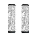 Black And White Seahorse Print Handle Covers