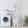 Black And White Seahorse Print Ironing Board Cover