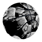 Black And White Sheep Pattern Print Basketball