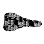 Black And White Sheep Pattern Print Bicycle Seat Cover