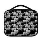 Black And White Sheep Pattern Print Classic Bible Case
