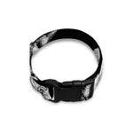 Black And White Sheep Pattern Print Dog Collar