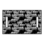 Black And White Sheep Pattern Print Golf Cart Seat Cover