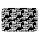 Black And White Sheep Pattern Print Indoor Door Mat