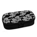 Black And White Sheep Pattern Print Insulin Cooler Travel Case