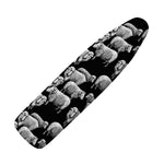 Black And White Sheep Pattern Print Ironing Board Cover