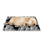 Black And White Sheep Pattern Print Pet Cooling Mat Cover