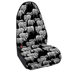 Black And White Sheep Pattern Print Waterproof Car Seat Cover
