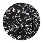 Black And White Skeleton Pattern Print Basketball