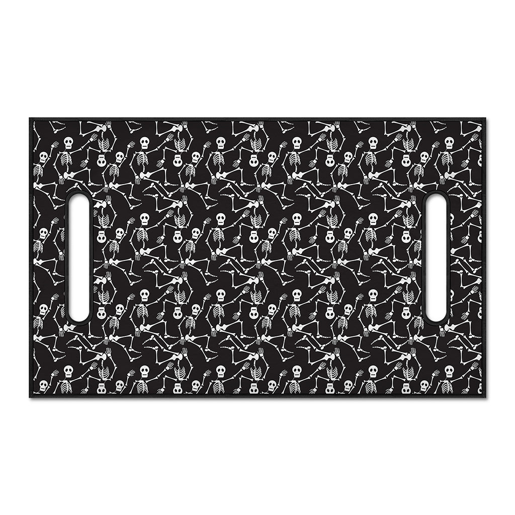 Black And White Skeleton Pattern Print Golf Cart Seat Cover