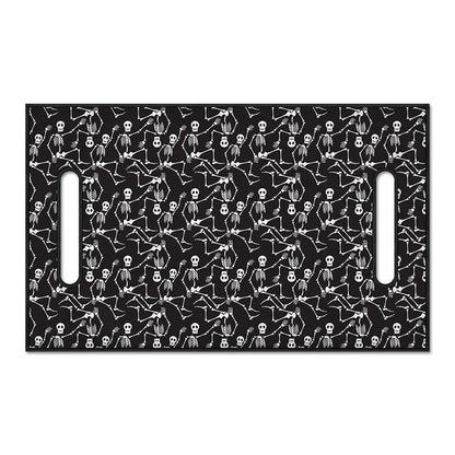 Black And White Skeleton Pattern Print Golf Cart Seat Cover