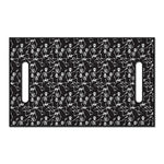 Black And White Skeleton Pattern Print Golf Cart Seat Cover