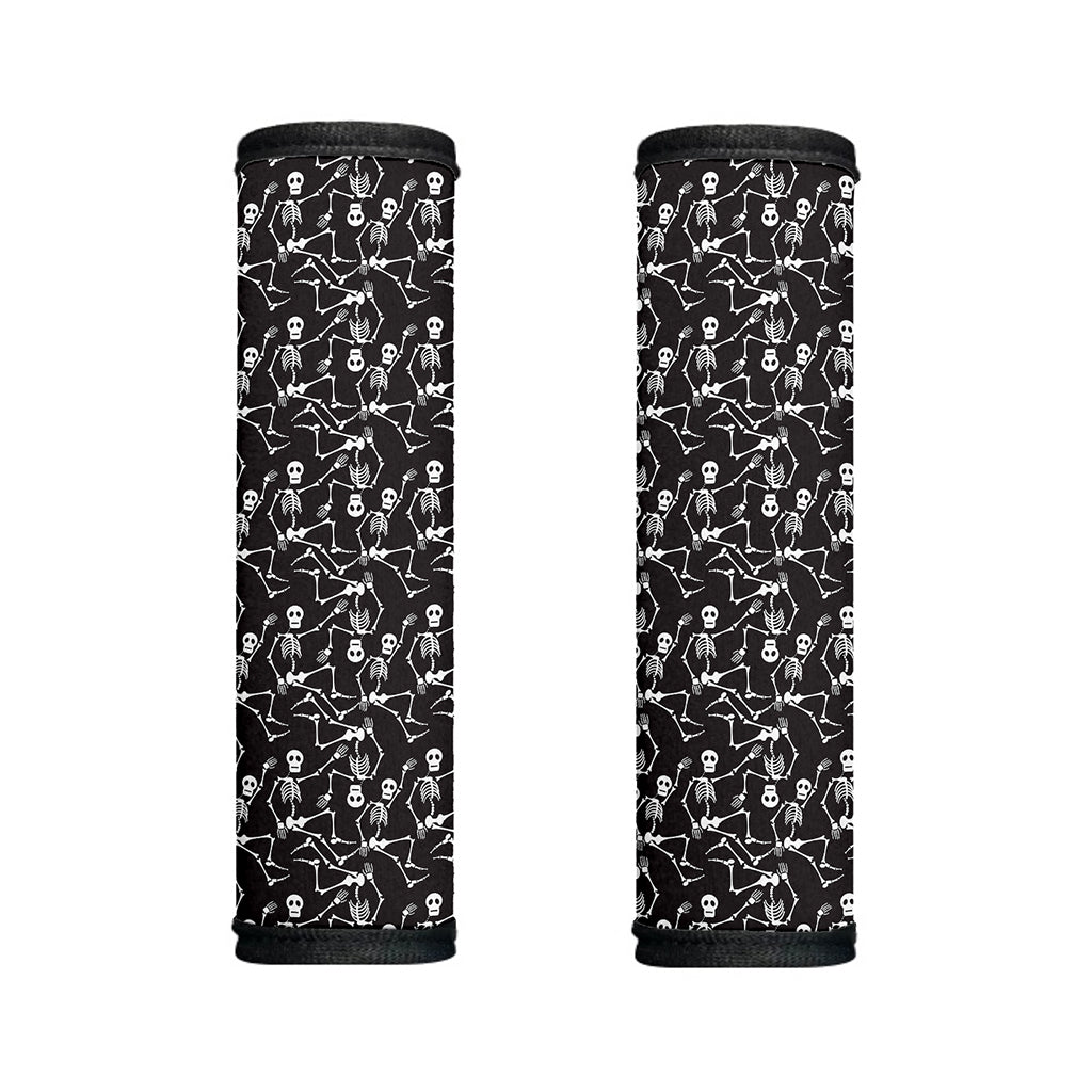 Black And White Skeleton Pattern Print Handle Covers
