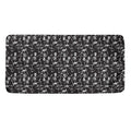 Black And White Skeleton Pattern Print Towel