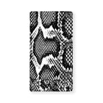 Black And White Snakeskin Print Baby Crib Sheet