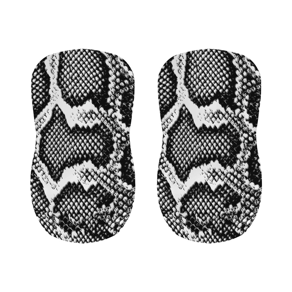 Black And White Snakeskin Print Bar Stool Covers