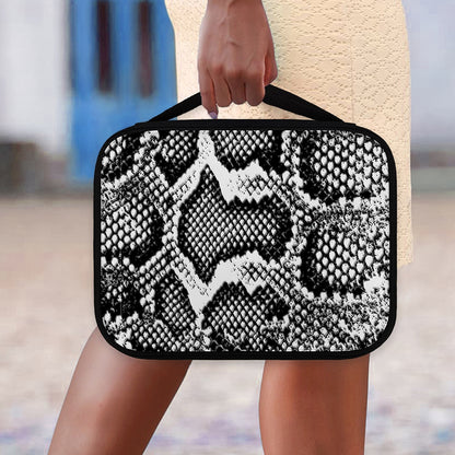 Black And White Snakeskin Print Classic Bible Case