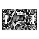 Black And White Snakeskin Print Golf Cart Seat Cover