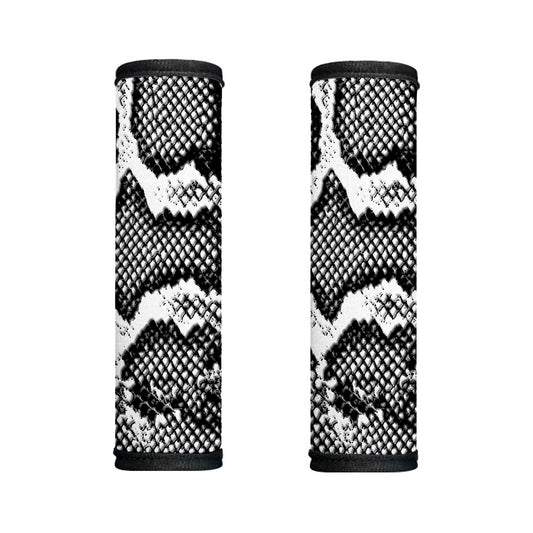 Black And White Snakeskin Print Handle Covers