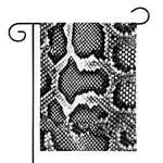 Black And White Snakeskin Print House Flag