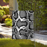 Black And White Snakeskin Print House Flag