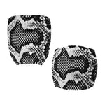 Black And White Snakeskin Print Office Chair Cover