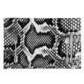 Black And White Snakeskin Print Placemat