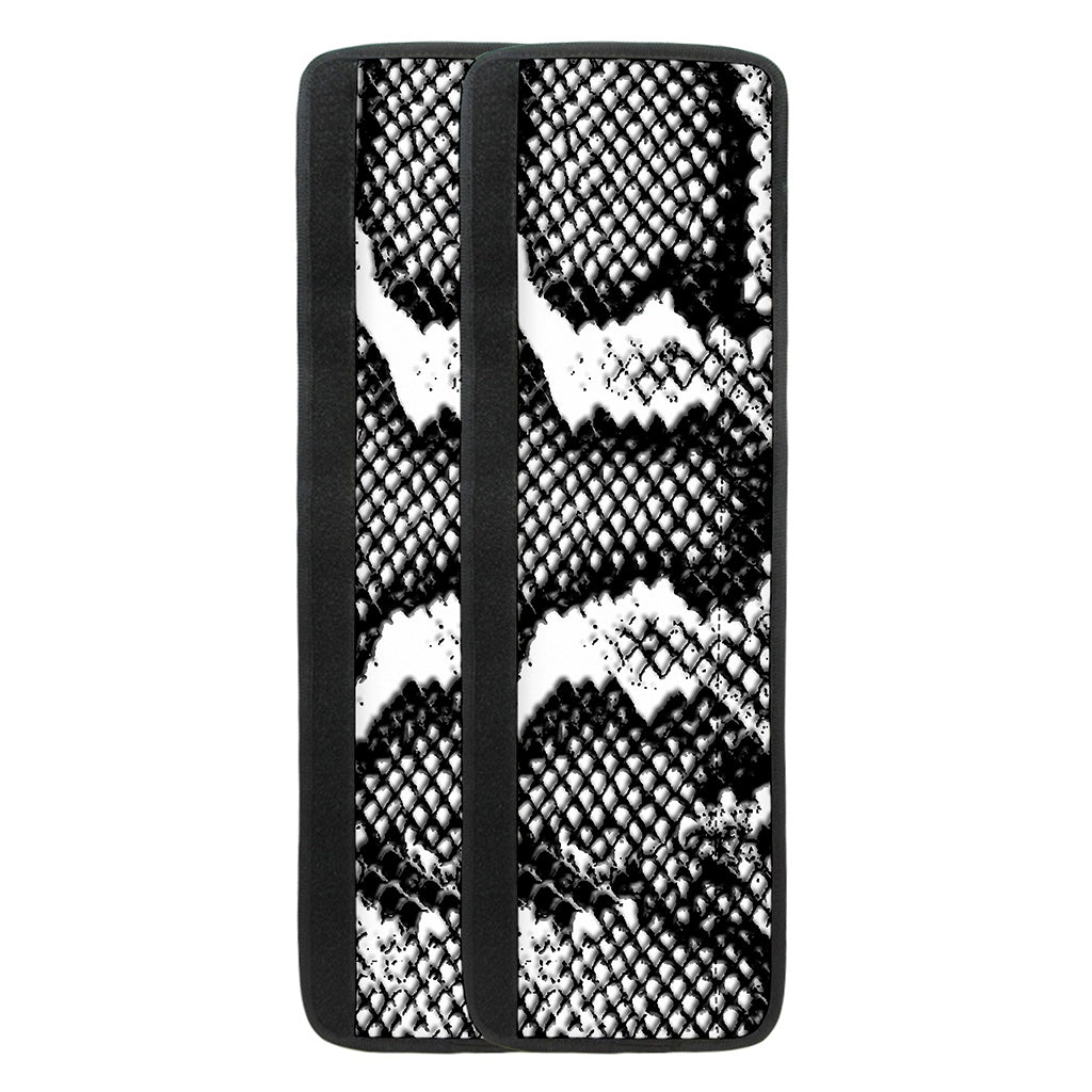 Black And White Snakeskin Print Refrigerator Handle Covers