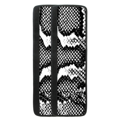 Black And White Snakeskin Print Refrigerator Handle Covers