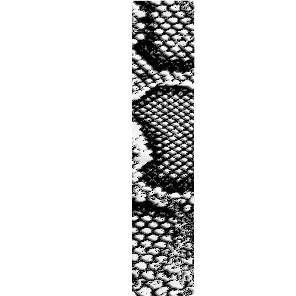 Black And White Snakeskin Print Table Runner