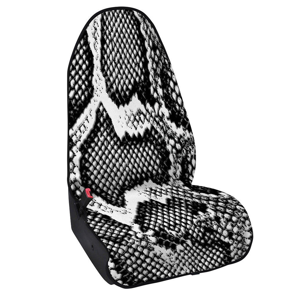 Black And White Snakeskin Print Waterproof Car Seat Cover