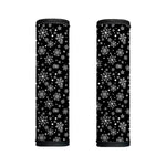 Black And White Snowflake Pattern Print Handle Covers