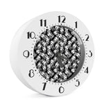 Black And White Soccer Ball Print Alarm Clock