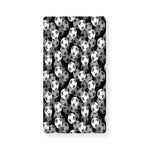 Black And White Soccer Ball Print Baby Crib Sheet