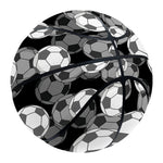 Black And White Soccer Ball Print Basketball