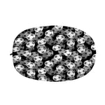 Black And White Soccer Ball Print Car Side Mirror Covers