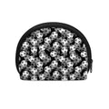 Black And White Soccer Ball Print Coin Purse