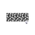 Black And White Soccer Ball Print Extended Mouse Pad
