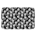 Black And White Soccer Ball Print Indoor Door Mat