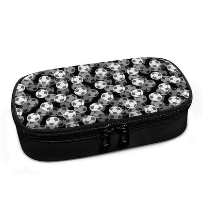 Black And White Soccer Ball Print Insulin Cooler Travel Case