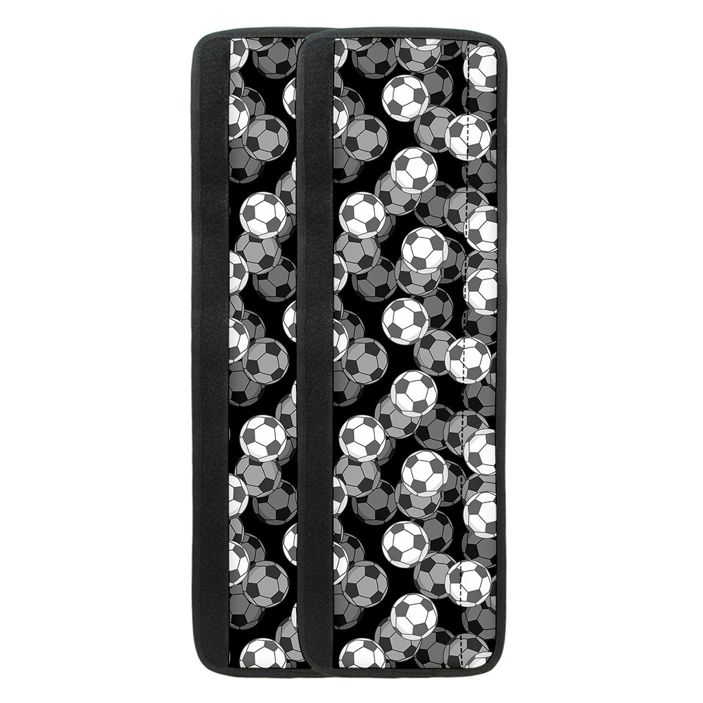 Black And White Soccer Ball Print Refrigerator Handle Covers